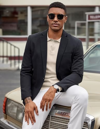 COOFANDY Mens Knit Long Sleeve Polo Sweater Business Casual Collared Golf Sweaters Ribbed Textured Activewear Polos2