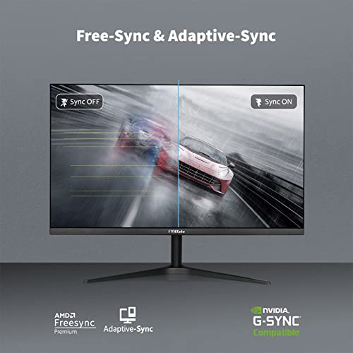 Fyhxele Gaming Monitor, Computer Monitor 24 Inch 165Hz, Support 144Hz 1Ms Ips 1920X1080P, 2Xhdmi 1Xdp, Built-In Speakers, Adaptive Sync, Vesa 75Mmx75Mm, Black #TOP4