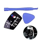 SZMWL Car Gear Sticker Shift Knob Panel Cover for BMW Models ///M X1 X3 X5 X6 F01 F10 F30 F35 F18 GT 1 3 5 6 7 Long Type