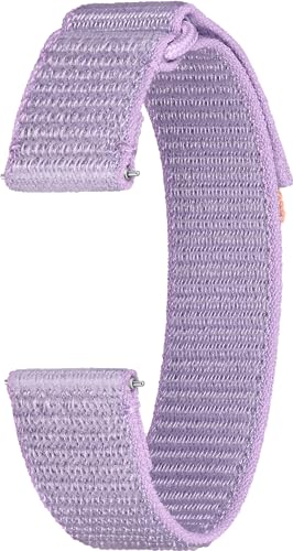Samsung Fabric Band (Slim, S/M) Cinturino in materiale riflettente per Galaxy Watch4 | Watch5 | Watch6 | Watch FE | Watch7 Series, Lavender