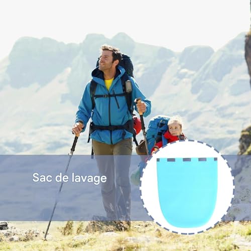 Sac de lavage portable pour chaussettes et torchons délicats