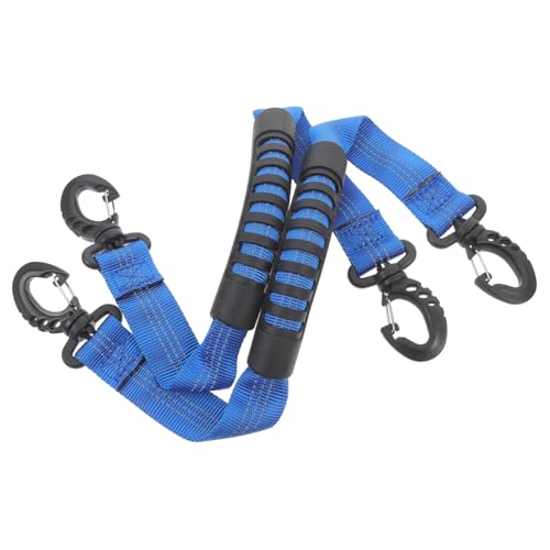 BESPORTBLE Ski Boots Carrying Leashes 2 Pack Wear-Resistant Ski Straps Easy to Fold for Outdoor Activities