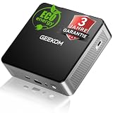 GEEKOM [3-Year Support Air12 lite 2026 Mini PC, with Intel N95(up to 3.4GHz),8GB RAM (Expandable)+512GB SSD,Dual-Screen 4K@60Hz Display, 6xUSB/WiFi 5/BT5.1 for Home Office/School/Graphic Design