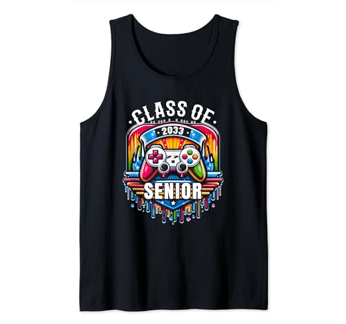 Senior 2033 Class of 2033 Graduation Decorations Senior 2033 Tank Top