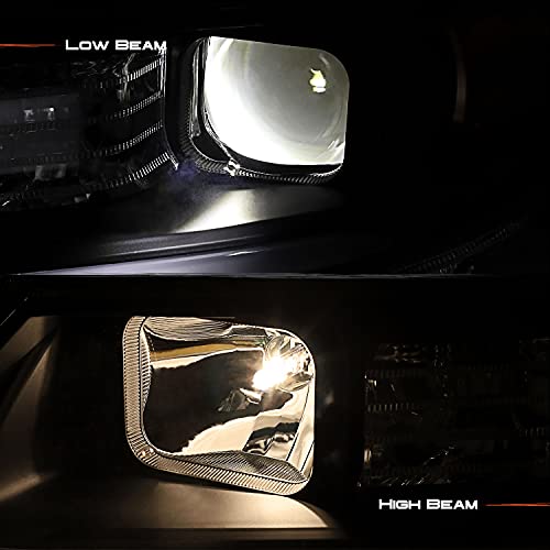 Akkon - Fits 2004-2008 Acura Tsx Cl9 Led Tube Projector Front Black Headlights Headlamps Pair Replacement #TOP4