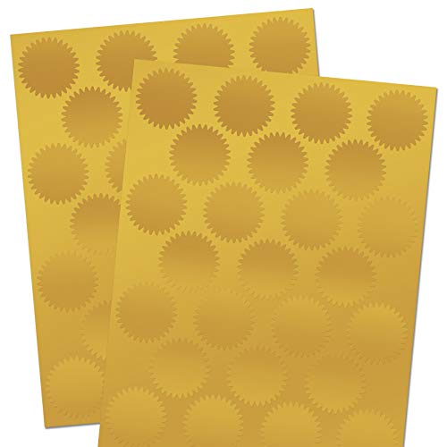 Great Papers! Starburst Gold Foil Certificate Seal, 1.75", 100 Count (949351) by Great Papers! - Used condition - Image 2