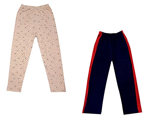 Image of indi weaves Boys and Girls Cotton Solid and Printed Pyjama /Pant /Trackpants