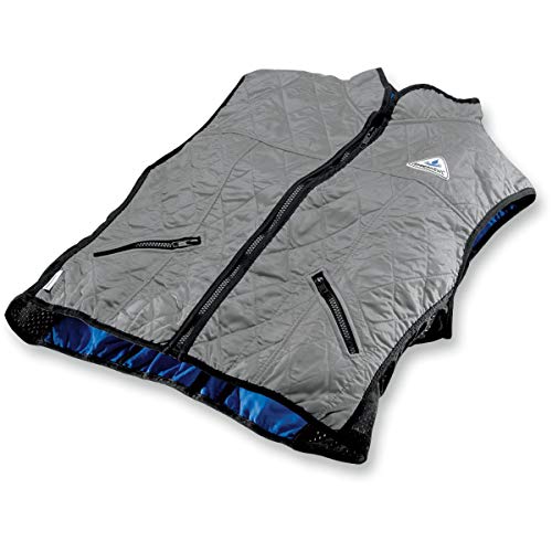 Techniche HyperKewl Deluxe Cooling Womens Vest Silver Medium Gray Silver
