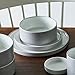 Noritake ColorTex Stone Grey 12-Piece Dinnerware Set, Service for 4