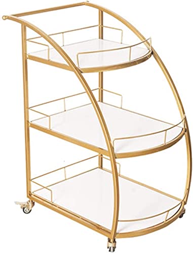 HUIBBGO Carrito de Servicio de Bar para Hotel, Restaurante, Carrito de Exterior, Mini Bar, Carrito de cócteles, Carrito de Bebidas, Carrito de Camping, Mesa Auxiliar, Vitrina, para el hoga