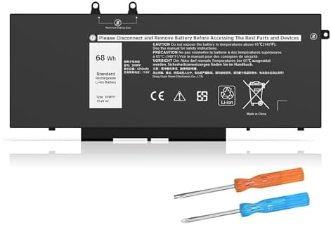 AKKU Für Dell Batterie 3HWPP 68Wh 15,2V Latitude 14 5401/5410/5411, 15 5510