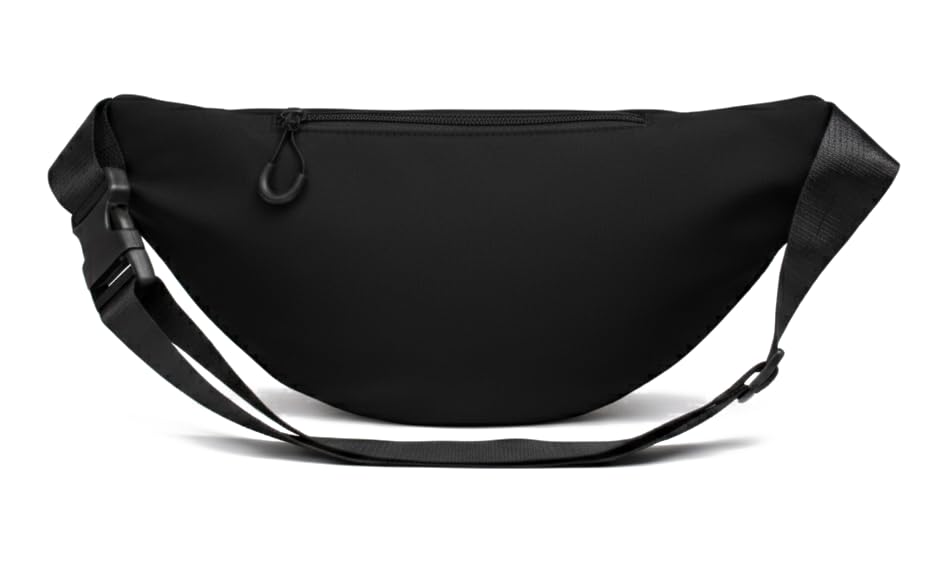 Image of WILDHORN Waist Bag for Men & Women | Crossbody Fanny Pack Sling Bag for Hiking, Travel, Camping, Outdoor Sports & Cycling | Adjustable Strap (Black)