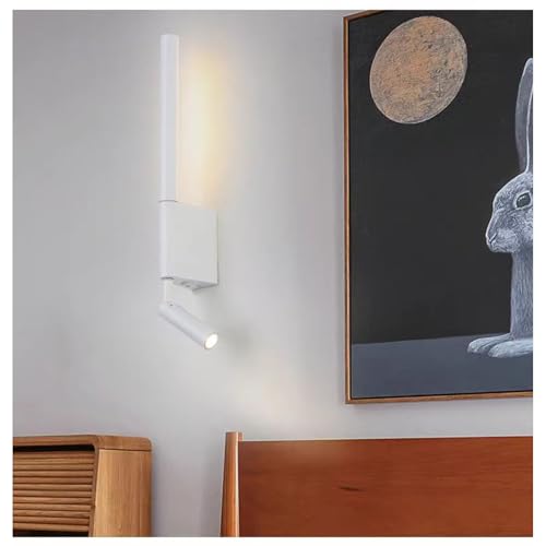 Aplique de pared giratorio LED nórdico ideal para iluminación de lectura en escaleras 6