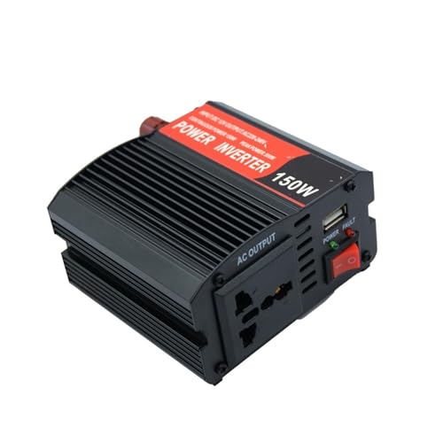 Inversor de corriente solar para coche 150W: soluciona la falta de enchufes en ruta