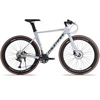 Amazon | ロードバイクフラッ トバー グラベル ロード 30速 700