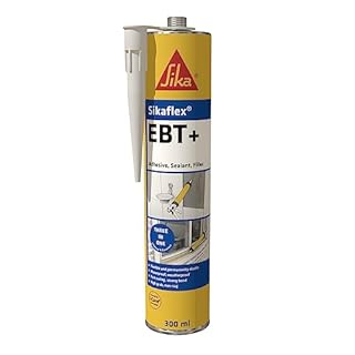 Sika Sikaflex EBT+ Adhesive, Sealant and Filler, Black, 300 ml