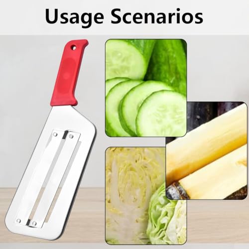 Image of Stainless Steel Cabbage Slicer Knife, Vegetable Cutter Tool for Coleslaw Maker, Manual Salad Chopper for Lettuce, Cabbage and Vegetables, Kitchen Cutting Tool for Home Cooking