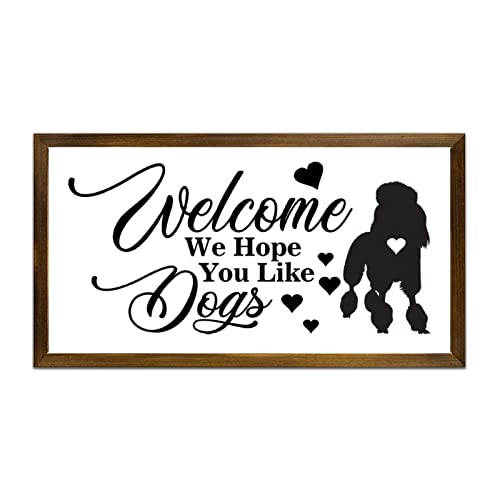 Panneau en bois Welcome pour un salon chaleureux et accueillant