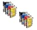 Produktbild 8 Druckerpatronen für Brother mit freier Farbauswahl LC980 LC1100 DCP-145C DCP-165C DCP-185C DCP-195C DCP-365CN DCP-375CW DCP-385C DCP-395CN DCP-585CW DCP-J715W DCP 6690CW MFC-250C MFC-255CW MFC-290C MFC-295C MFC-295CN MFC-355CW MFC-490CN MFC-490CW MFC-J615W MFC-670CDW MFC-790CW MFC-795CW MFC- 930CDN MFC-990CW MFC-930CDWN MFC-5490CN MFC-5890CN MFC-6490CN MFC-6490CW MFC-6890CN MFC-6890CDW MFC-5895CW