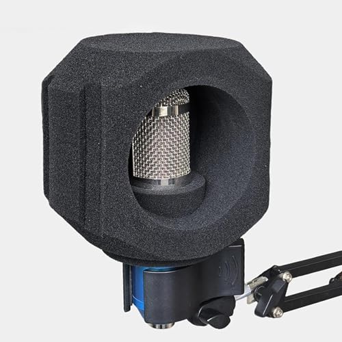 DYNWAVE Microphone Isolation Ball, Protector Profesional para Micrófono, Reduce Efectivamente el Ruido y Espuma Acústica para Estudios y Streaming miniatura 7