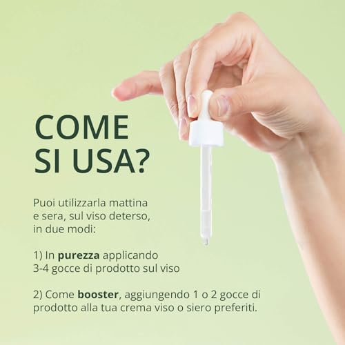 La Saponaria | Vitamina C Siero viso illuminante e antimacchia, Schiarisce le macchie e compatta la texture, Antiossidante, Ideale per tutti i tipi di pelle, 30ml - 8