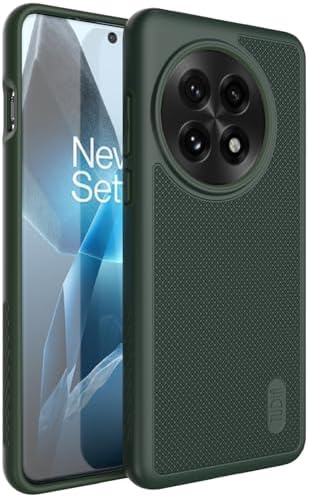 TUDIA MergeGrip for OnePlus 13 Case 5G (2025) [Dual Layer] - Pine Green