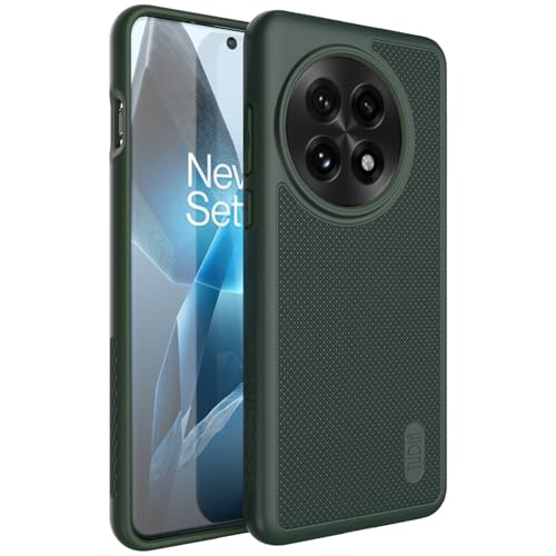 Image of TUDIA [MergeGrip Designed for OnePlus 13 Back Cover 5G (2025) - [Military Grade Drop Tested] Dual Layer Shockproof Slim Heavy Duty Tough Phone Case - Pine Green