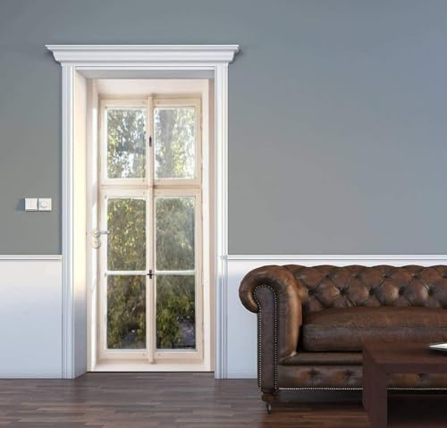 Tizhweqo Pegatina Puerta Ventana Pegatinas para Puertas Vista de Ventana Adhesivo Vinilo 3D Puerta Pegatina Pared Murales Papel Pintado Poster para Sala de Baño Decorativos 90x210 cm a5470