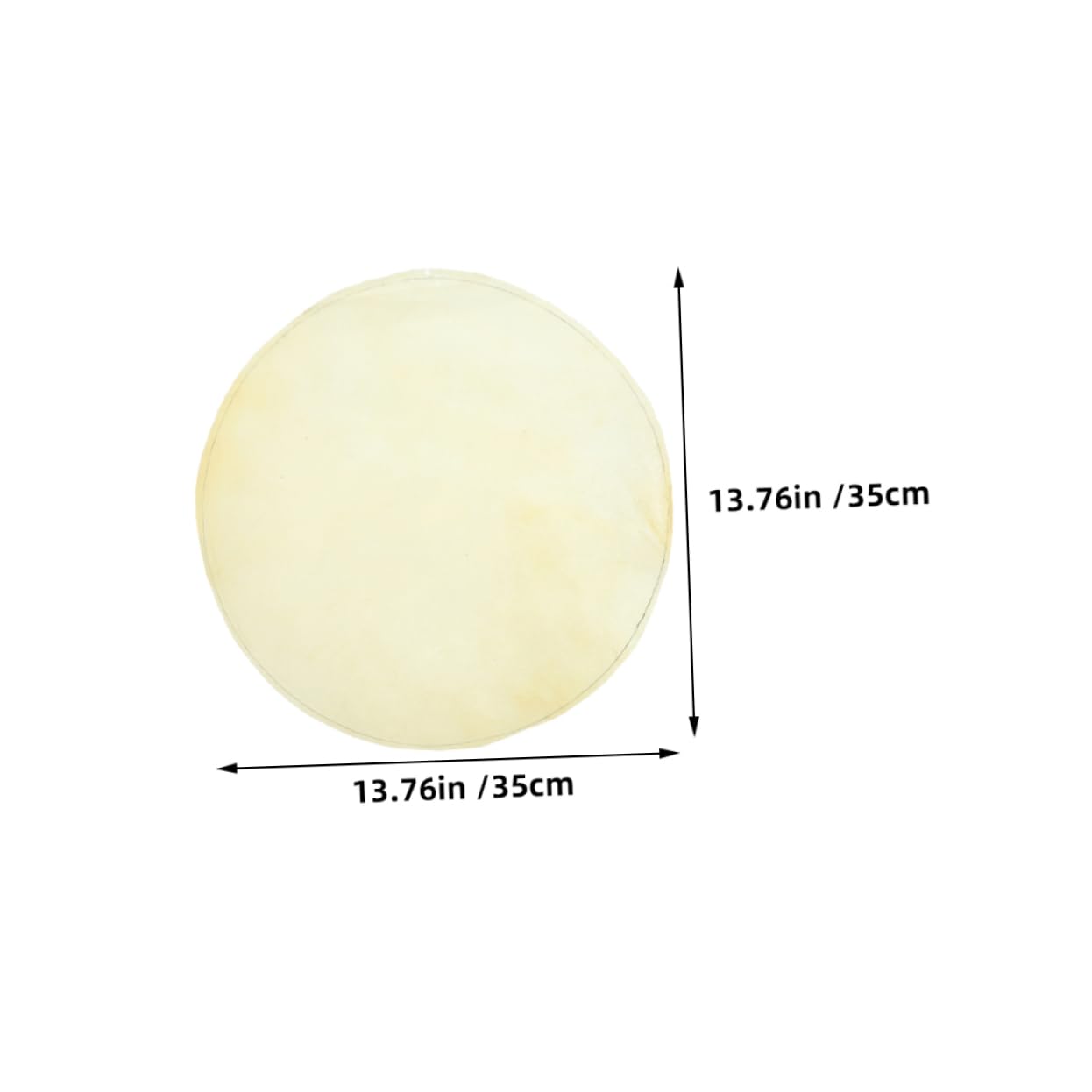 Toddmomy 2pcs Drum Replacement Tambourine Skin Multifunctional Drum for Enhanced Sound Easy to Clean for Drummers and Percussionists