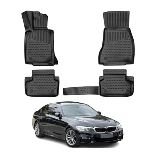 Tapis de sol BMW Série 5 G30 G31 OMAC 3D en caoutchouc pour trajets en famille et voyage