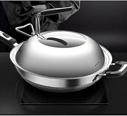 Wok multiuso de acero inoxidable antiadherente 32 cm miniatura 5