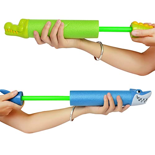teteyur Bonito tubarão engraçado água blaster brinquedo água er imersão brinquedo bomba verão piscin
