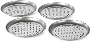 Calphalon 1836836 4 PACK MINI PIZZA PAN, 7-in, Silver
