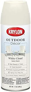 Krylon K09325000 Outdoor Décor Spray Paint, White Cloud