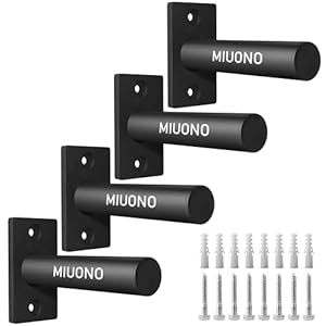 MIUONO Hantelscheibenständer Wandhalterung 4er-Pack