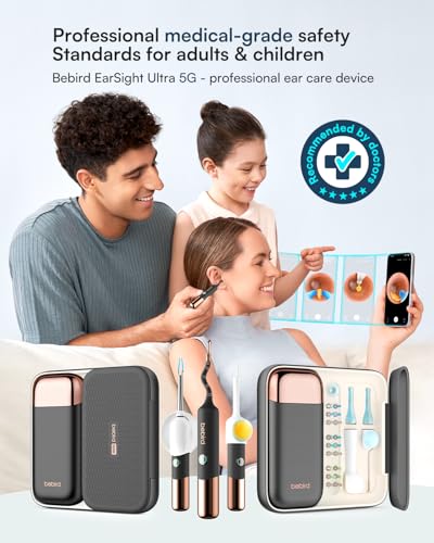 Image of Earsight Ultra 2K Ear Wax Removal Tool Camera,Visual Tweezers & Dropper Kit