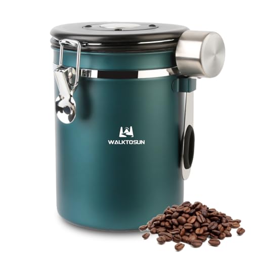 Walktosun Airtight Coffee Canister with Scoop