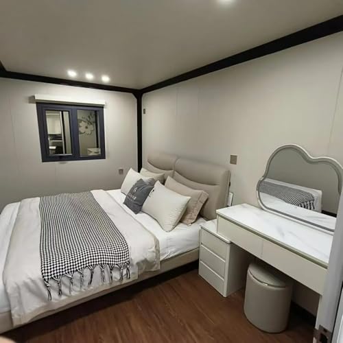 Luxury Modern Prefab Tiny Home for Sale 20ft 40ft Modular 2 3 Bedroom Prefab Expandable Mobile Home Steel Portable Foldable Tiny Folding Container House Office Villas with Bathroom & Kitchen - Image 5