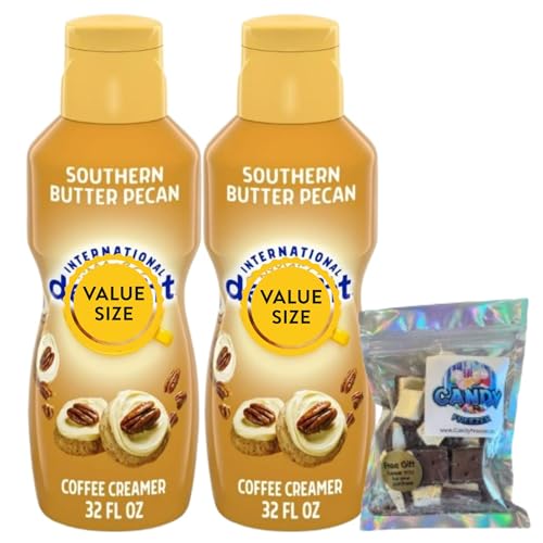 Southern Butter Pecan Liquid Coffee Creamer.- Pack of Two (2)