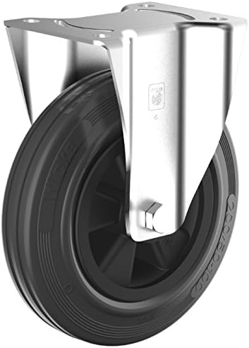 Wicke GK B 02/100/30R Fixed Castor, Roller bearing, Width 30 mm, Diameter 100 mm, Load Capacity 70 kg