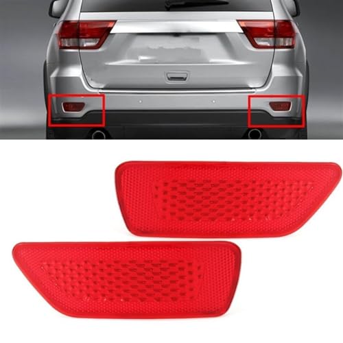 Reflector de parachoques trasero con alta reflectividad para Jeep Compass 2