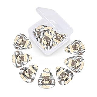 Médiators de guitare 12-Pack Funny Happy Pug Dog médiators pour guitare électrique guitare acoustique diverses guitares - Les Beatles, Paul McCartney, John Lennon, RIngo Starr, George Harrison Médiators de guitare 12-Pack Funny Happy Pug Dog médiators pour guitare électrique guitare acoustique diverses guitares – Image 5
