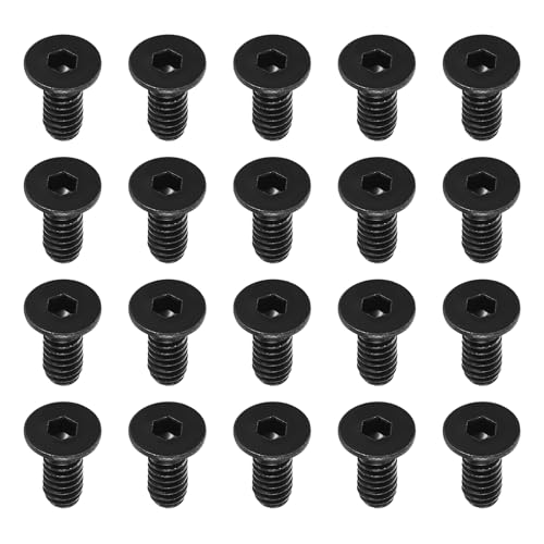 Image of PATIKIL 1/4-20 x 5/8" Flat Head Socket Cap Screws, 20 Pack
