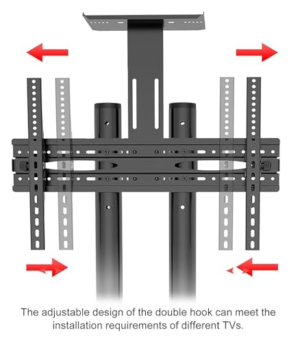 Soporte móvil para TV universal de 32-70 pulgadas miniatura 3