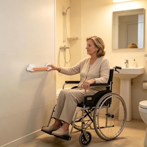 Poignées de douche pour personnes âgées à ventouses sans perçage - 7