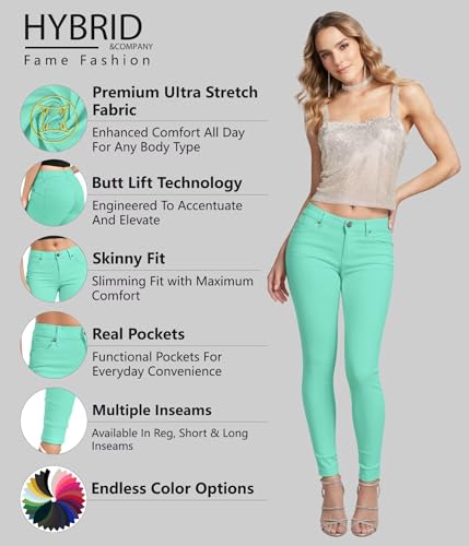 Image of Hybrid & Company Women's Stretch Denim Jeans