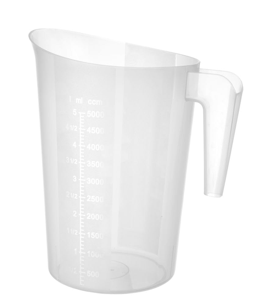 HENDI 567852 Measuring jug stackable, 210 x (H) 270 mm, 5 Litre