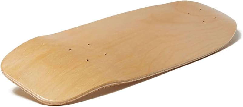 [CCS] Blank Mini Cruiser Skateboard Deck | 8.00 x 27.00 Inches | Plain Natural 7 Ply Maple Wood | Professional Grade | Adults, Kids, Teens, Youth | Boys & Girls