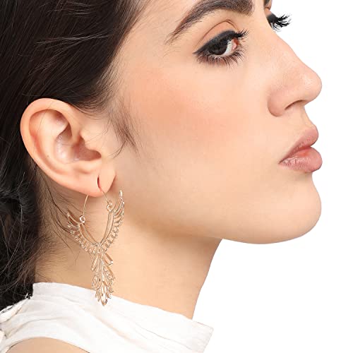Image of SOHI Hoop Earring For Women and girls, Indo-western Earrings, Fashion Accessories, jewellery for women, Fancy earrings, artificial earrings for ladies