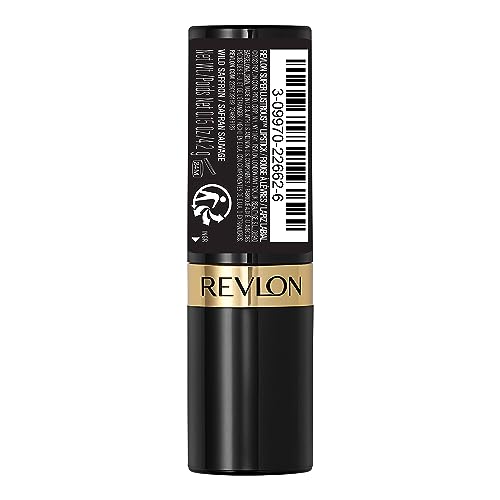 Image of Revlon Super Lustrous Lipstick, Creamy Formula For Soft, Fuller-Looking Lips, Moisturized Feel, 809 Wild Saffron, 0.15 oz (Pack of 2)